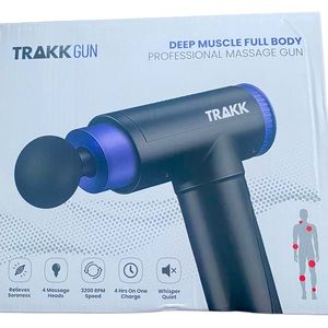 TRAKK deep muscle full body professional massage gun. NWT